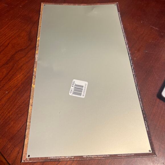 John Wayne Tin Sign The Duke Western Blank and White Cowboy Signature Retro - Picture 4 of 7